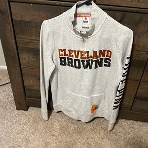 Cleveland Browns half zip sweatshirt